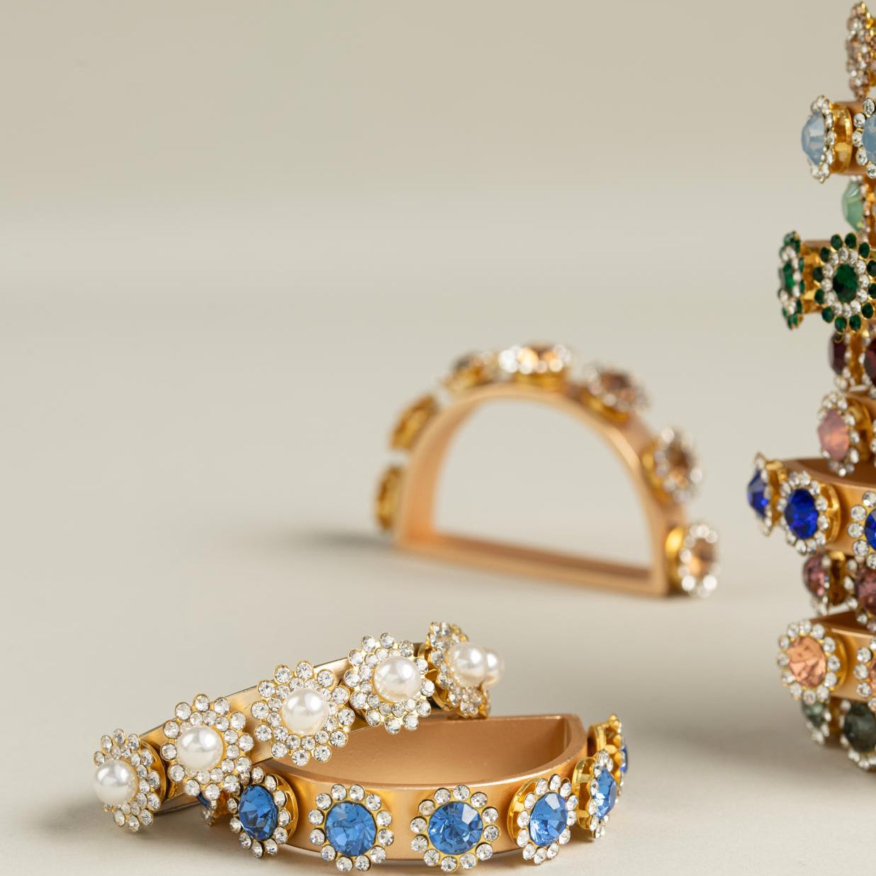 Jeweled Napkin rings (pack of 4)