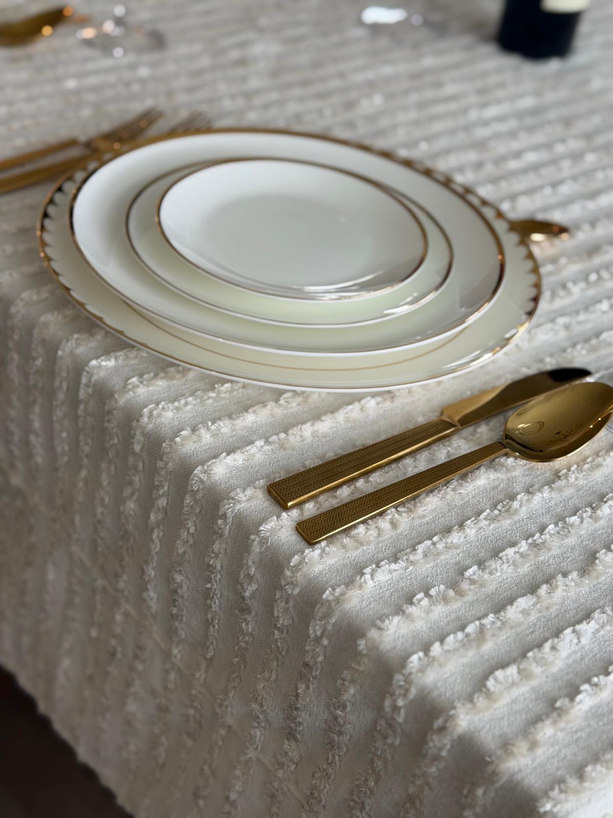 Cannes Stripe Tablecloth