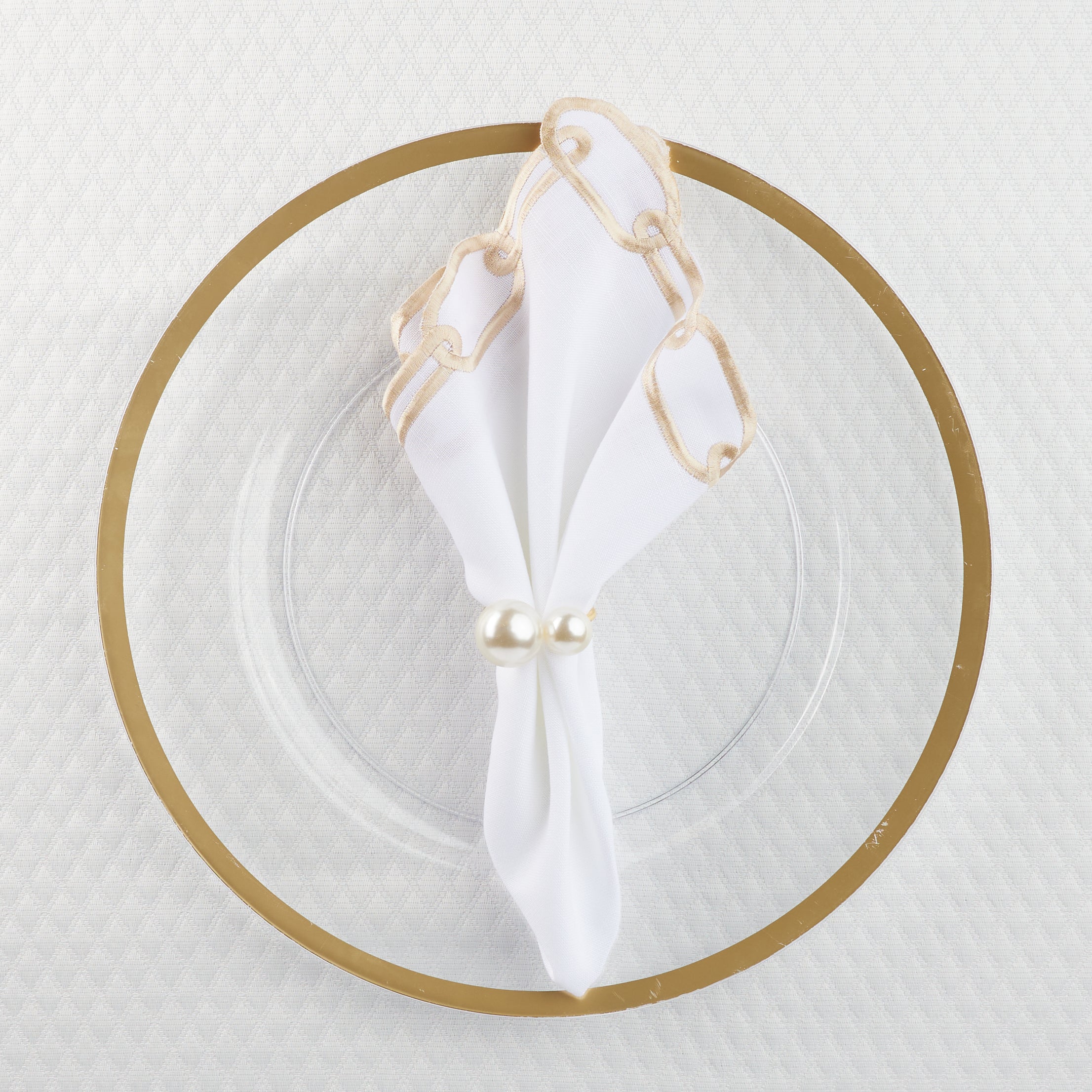 Chain Link Napkins (Set of 12)