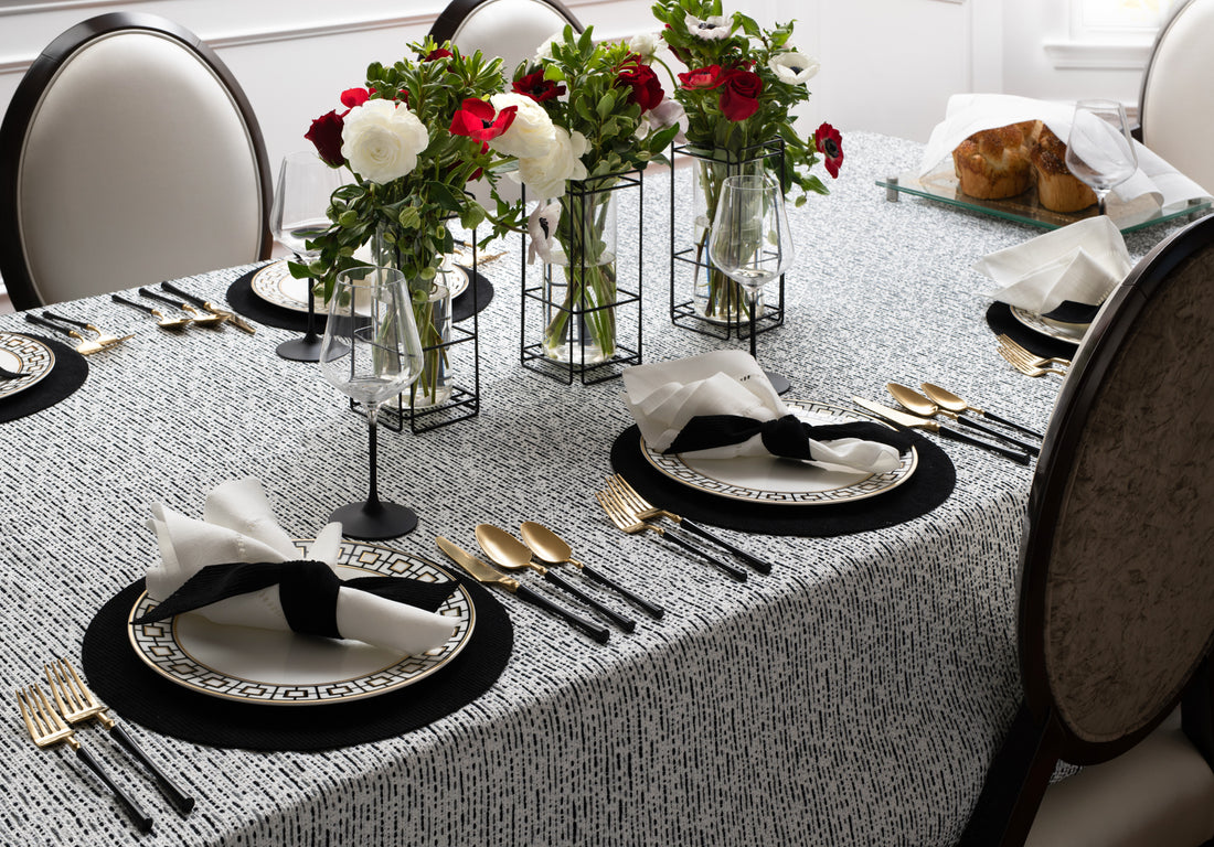 Black &amp; White Tweed