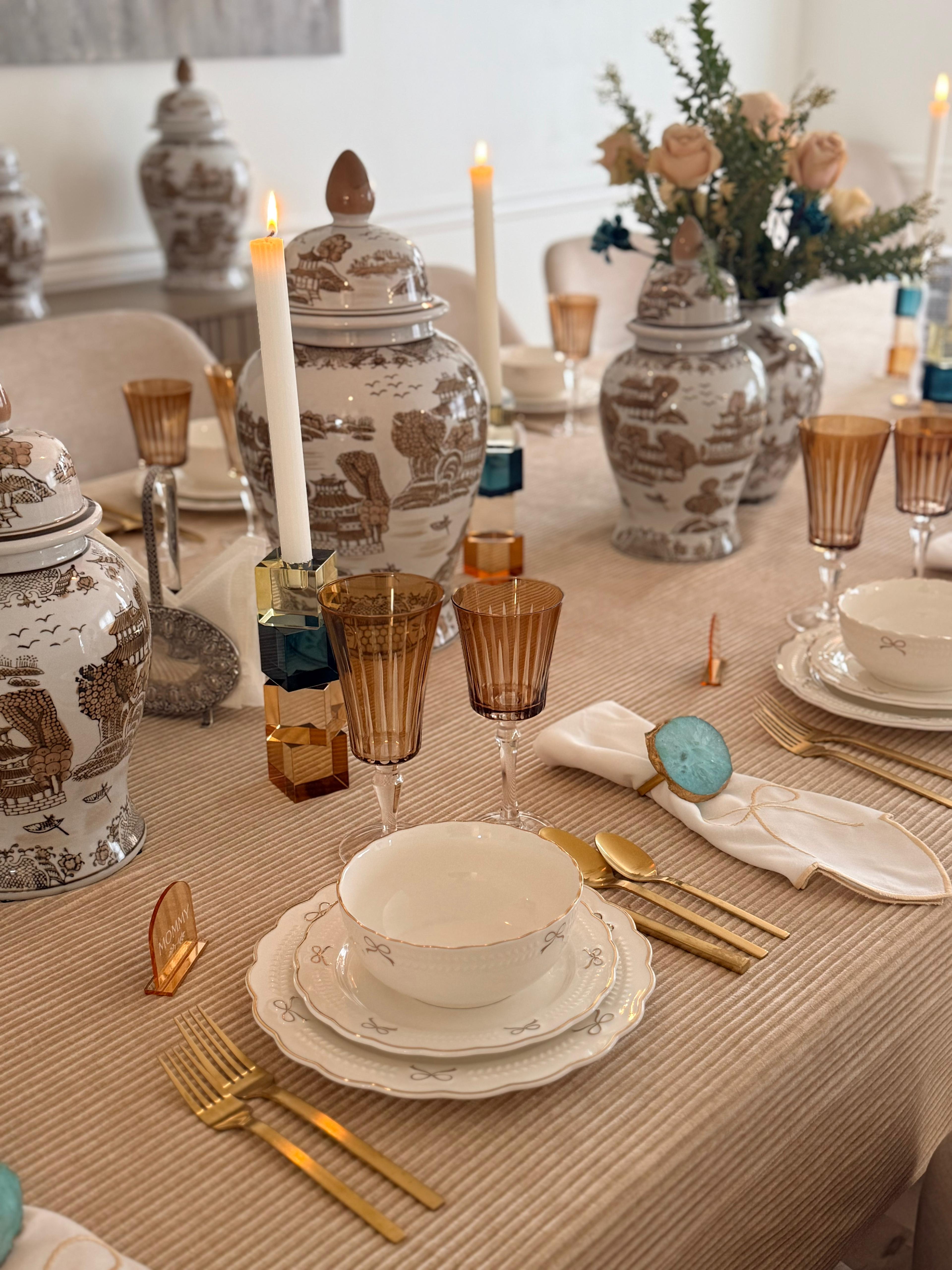 Adorn Your Table Velvet Tablecloth - Thumbnail 3