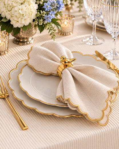 Bird napkins ring
