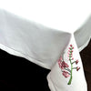 Embroidered Orchid tablecloth