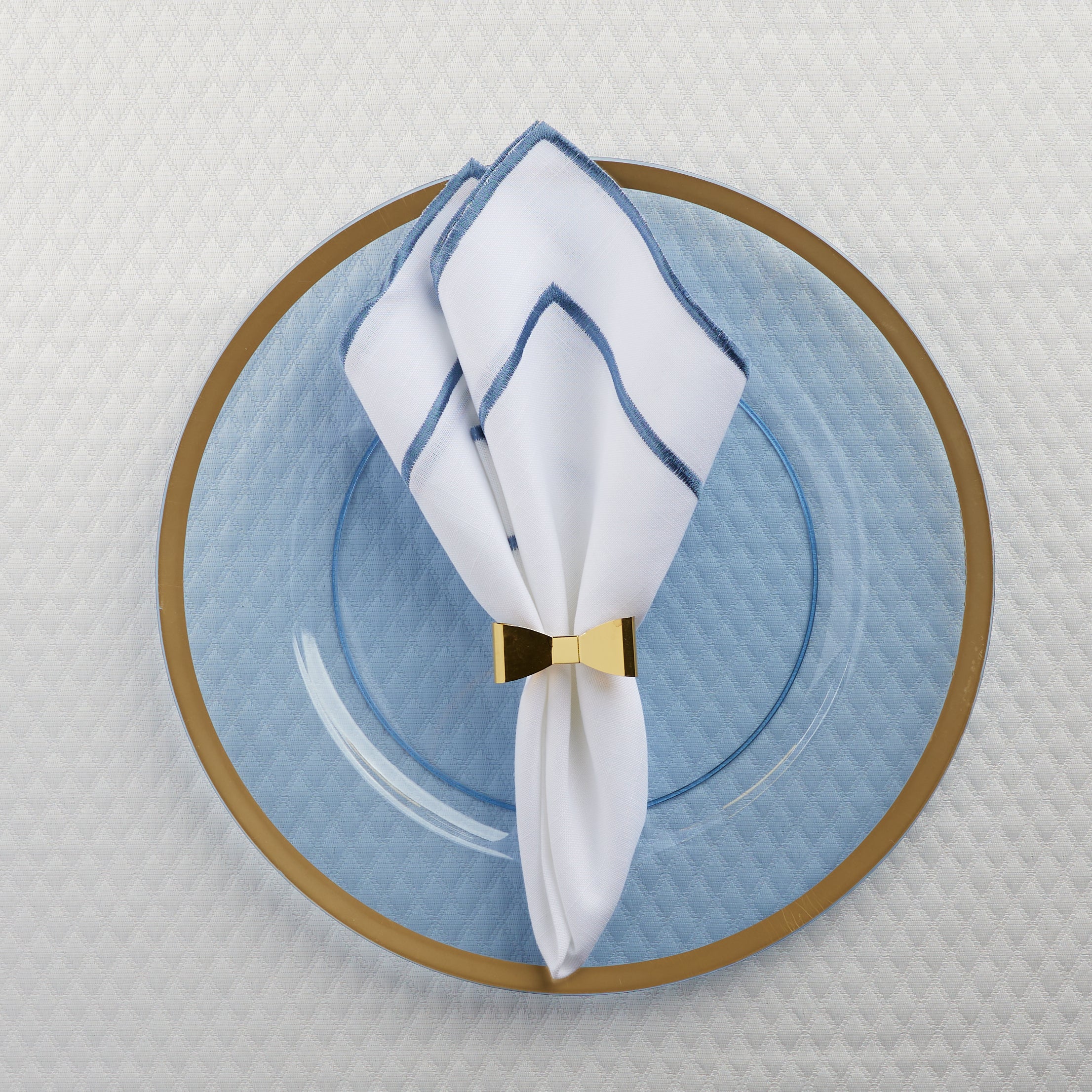Double bordered napkin (set of 12)