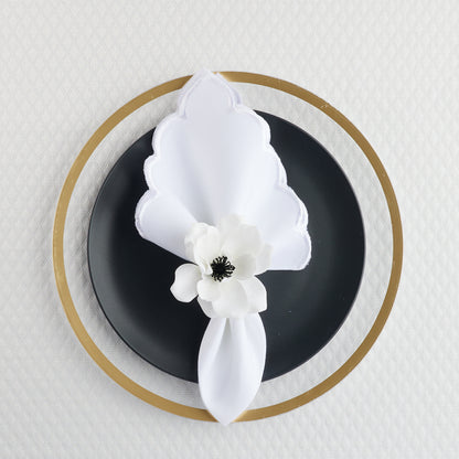 Scalloped-Edge Napkins (set of 12)