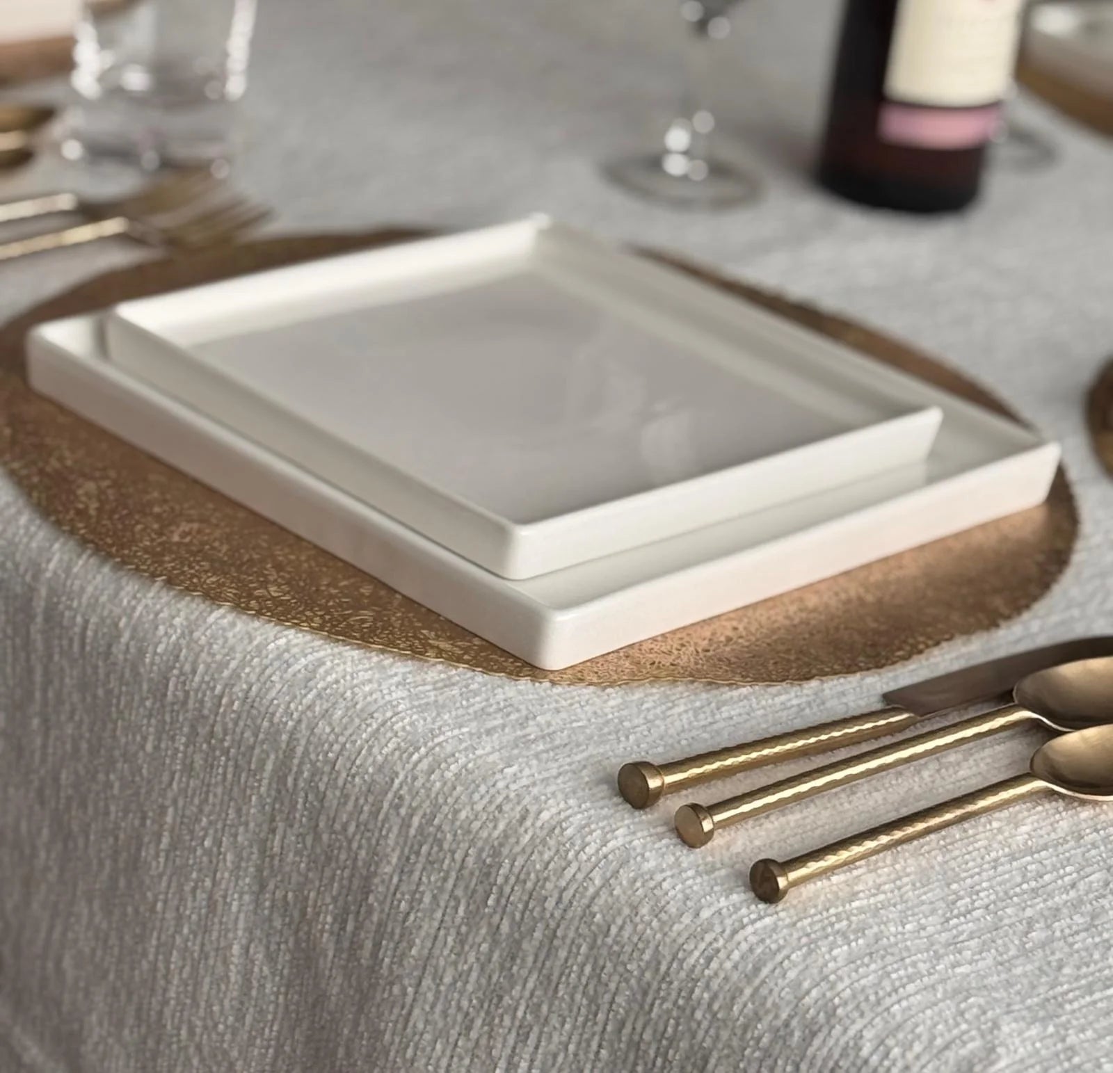 Chenille Weave White