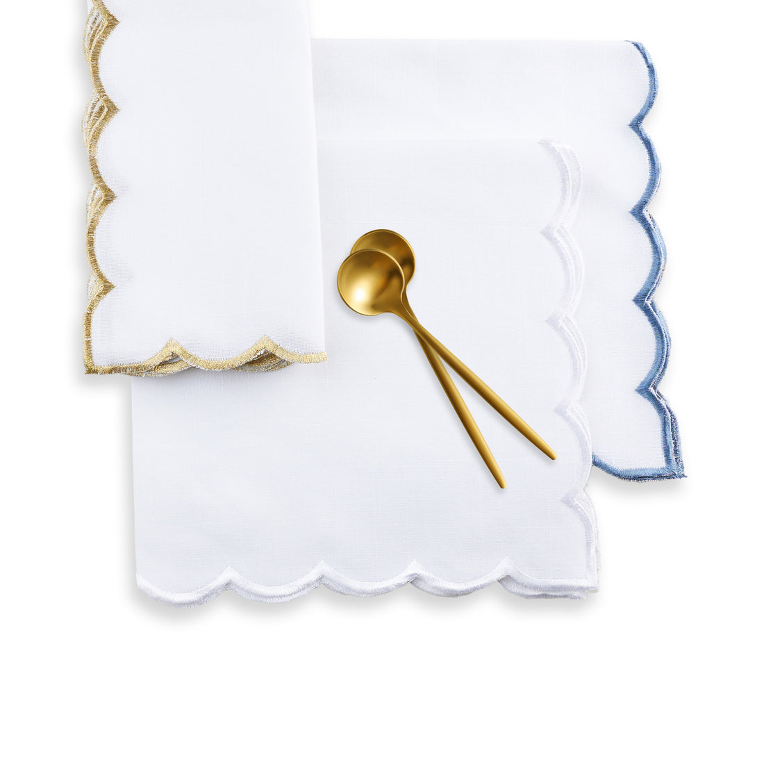 Scalloped-Edge Napkins (set of 12)