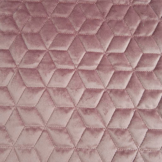 Mauve Quilted Velvet