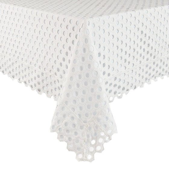 Eyelet Hexagon lace